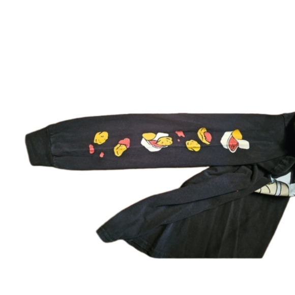 RICK & MORTY long sleeve black shirt. Size S. EXCELLENT CONDITION! - Picture 3 of 4